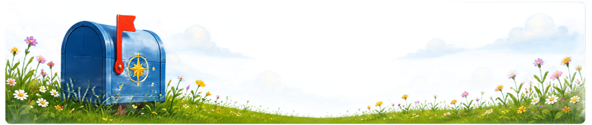 Magic Mail Adventures mailbox scene